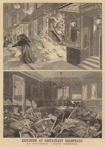 Explosión en el Restaurante Champeaux, París